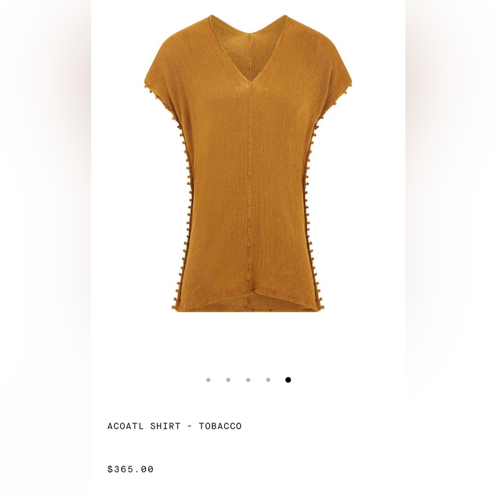 Caravana Yellow Cotton Swim Coverup